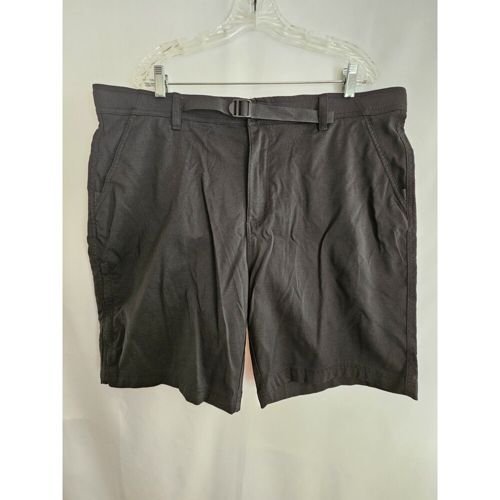 Gerry Mens Size 40 Black Stretch Hiking Shorts Built In Belt Outdoor